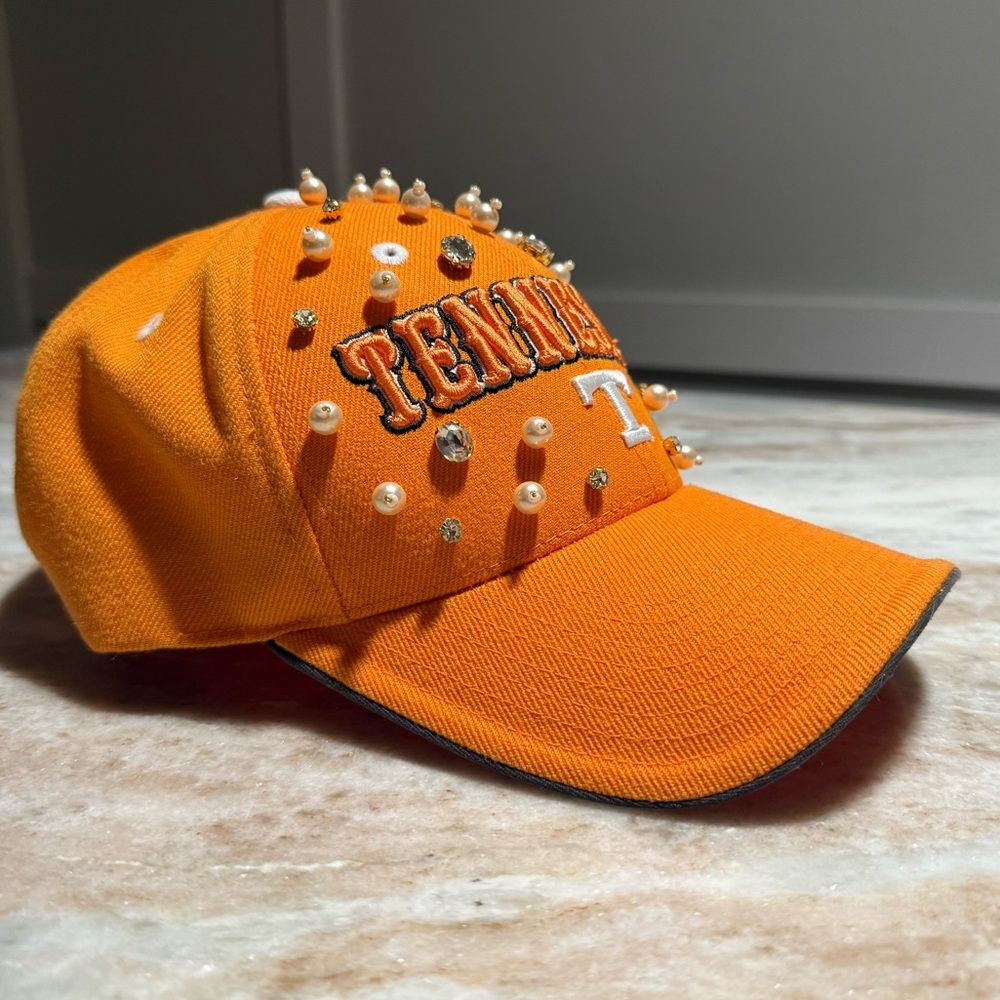 One-of-kind Orange Tennessee Embellished Cap - Picture 2 of 6